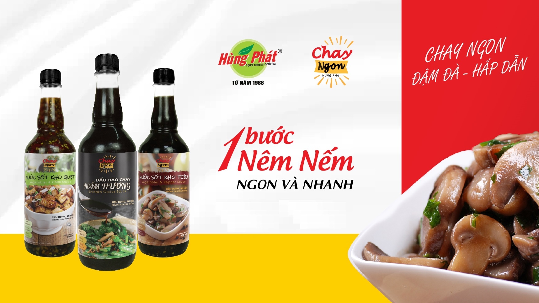 Dầu hào chay nấm hương – Hùng Phát ảnh 2