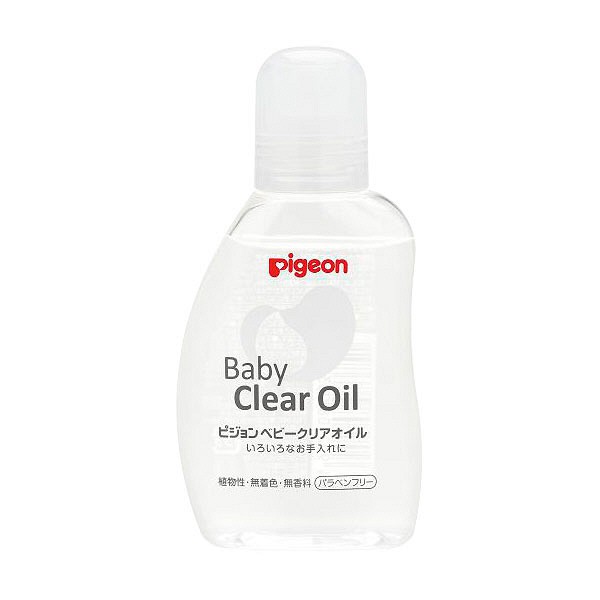 Dầu massage body em bé Pigeon Baby Clear Oil ảnh 1