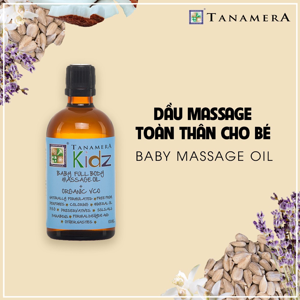 Dầu massage toàn thân Tanamera Kidz ảnh 2