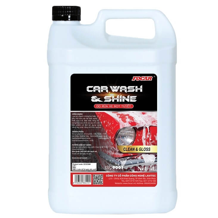 Dung dịch rửa xe Focar CAR WASH & SHINE ảnh 2