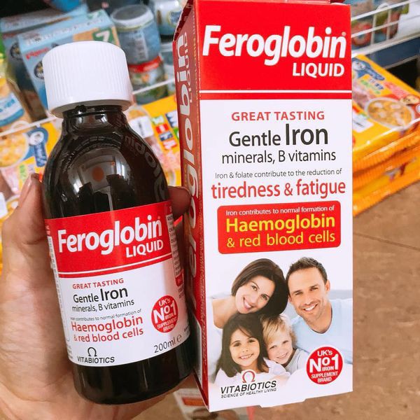 FEROGLOBIN LIQUID- SIRO BỔ SUNG SẮT ảnh 2