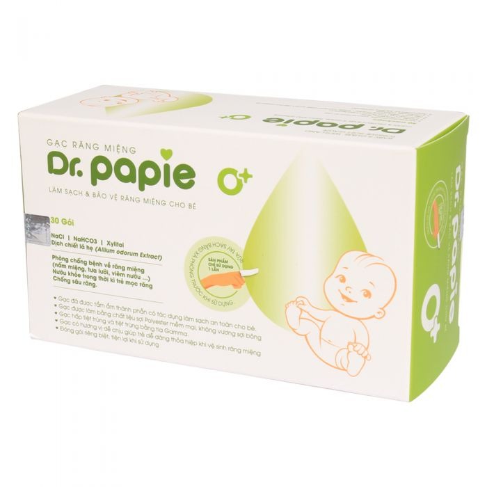 Gạc rơ lưỡi Dr.Papie 0m+ ảnh 1