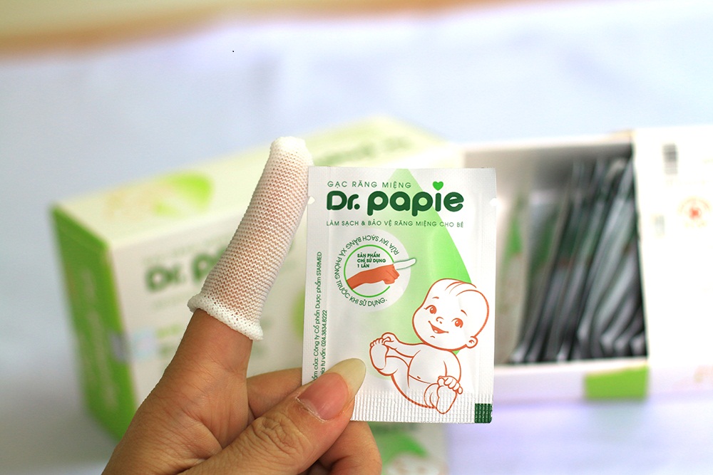 Gạc rơ lưỡi Dr.Papie 0m+ ảnh 2