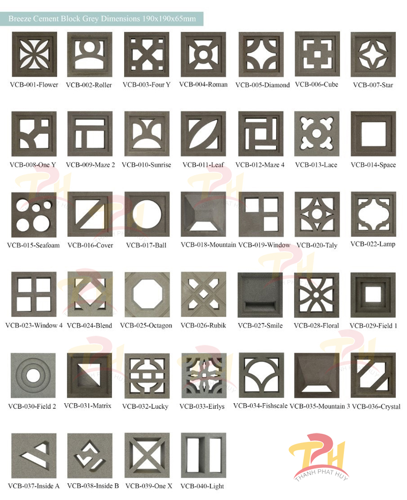 Gạch thông gió Cementtile ảnh 2