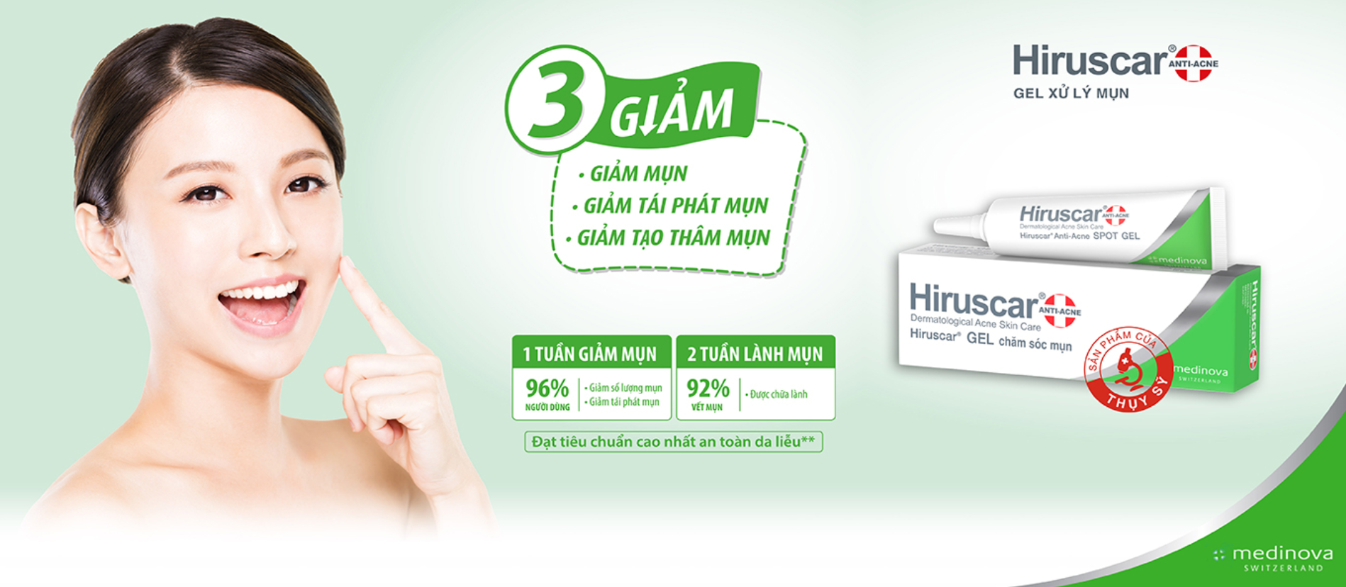 Gel Làm Giảm Mụn Hiruscar Anti Acne Spot Gel+ ảnh 3