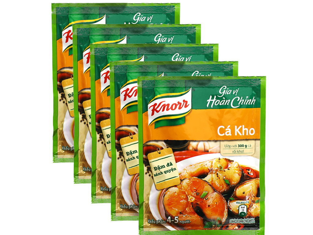 Gia vị hoàn chỉnh cá kho Knorr ảnh 2