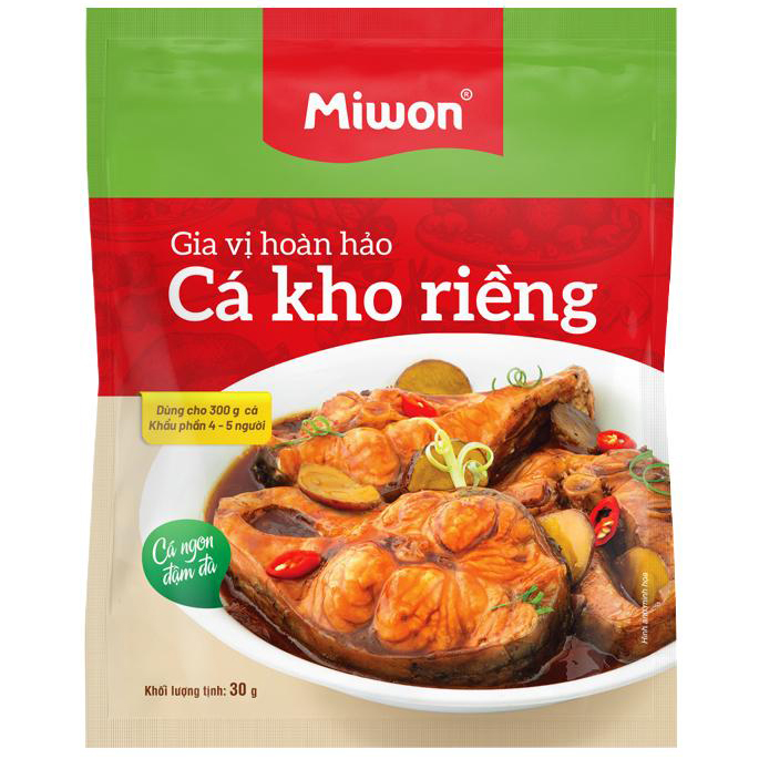 Gia vị hoàn hảo cá kho riềng Miwon ảnh 2