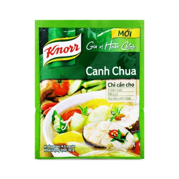 Gia vị nấu canh chua Knorr ảnh 1