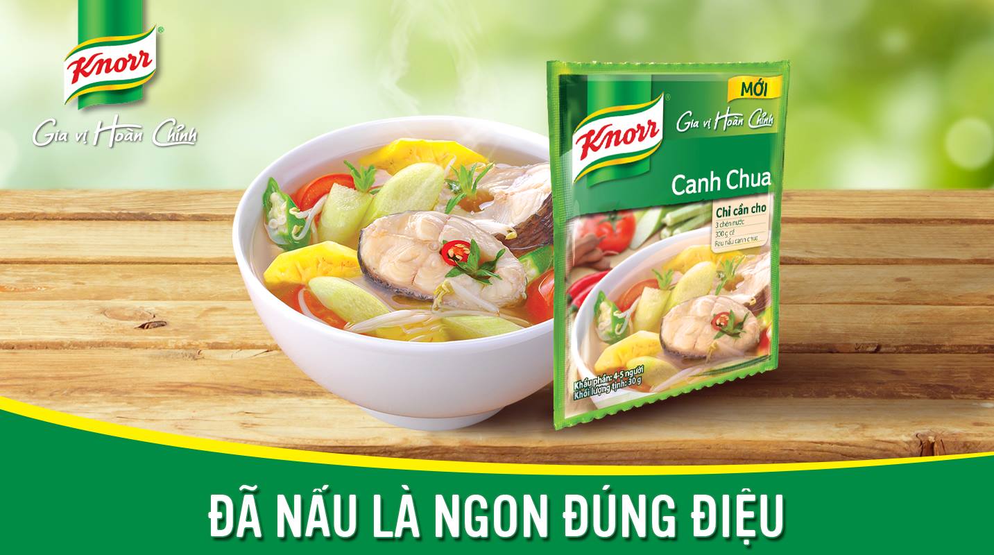 Gia vị nấu canh chua Knorr ảnh 2