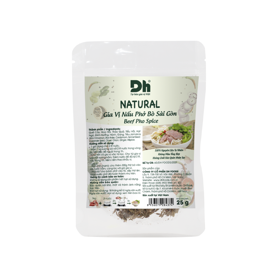 Gia vị nấu phở bò Sài Gòn DH Food Natural ảnh 2