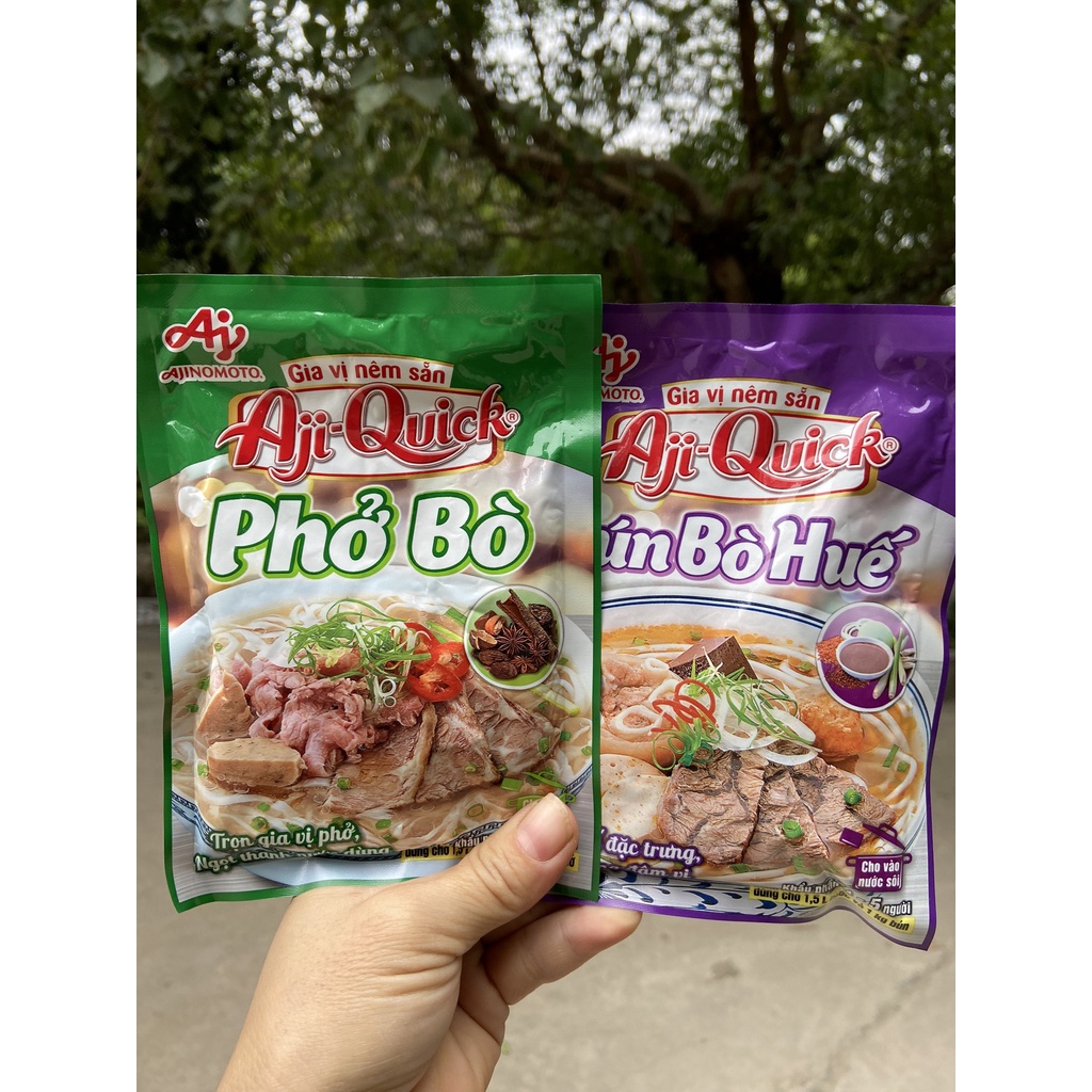 Gia vị nêm sẵn bún bò Huế Aji-Quick ảnh 2