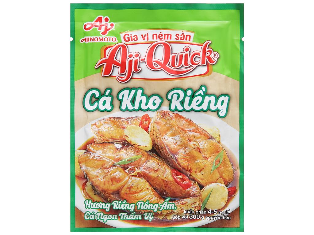 Gia vị nêm sẵn cá kho riềng Aji-Quick ảnh 1