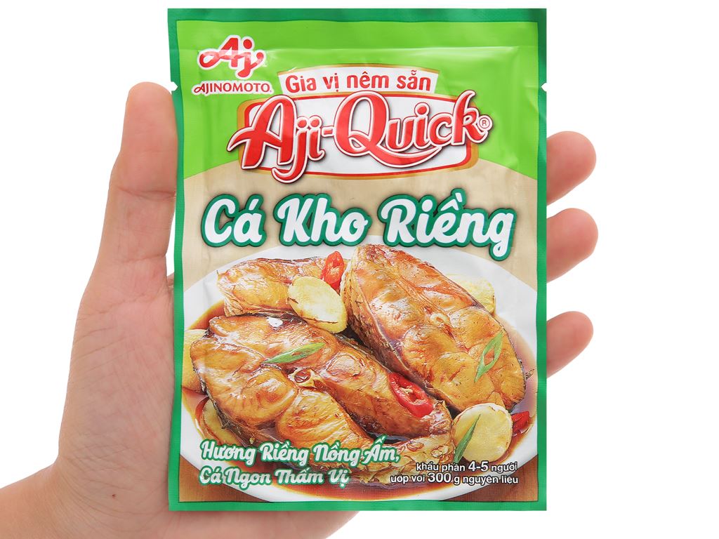 Gia vị nêm sẵn cá kho riềng Aji-Quick ảnh 2