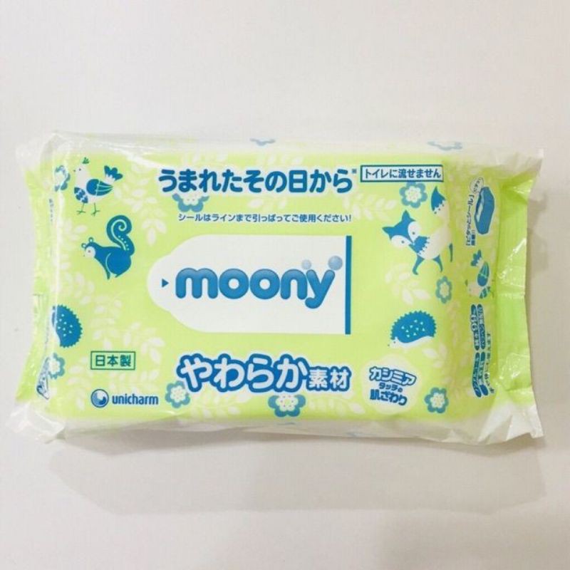 Giấy ướt Moony Nhật ảnh 1