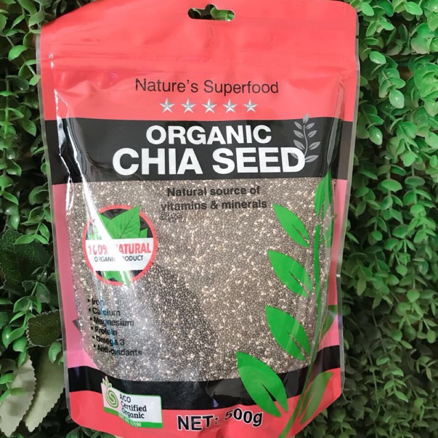 Hạt Chia Organic Chia Seeds Nature Superfood ảnh 2