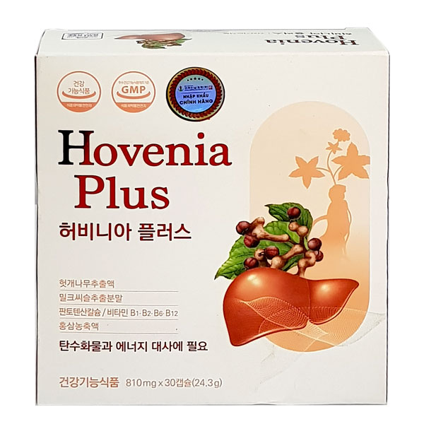 Viên uống giải độc gan Hovenia Plus Hàn Quốc ảnh 1