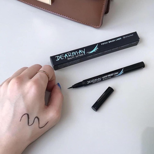 Kẻ mắt nước Dearmay Fixtay Brush Liner ảnh 2