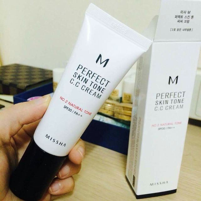 Kem Missha M Perfect Skin Tone CC SPF30/PA++ ảnh 1