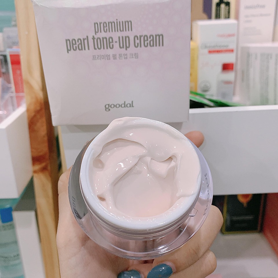 Kem Dưỡng Trắng Nâng Tông Chiết Xuất Ngọc Trai Goodal Premium Pearl Tone-up Cream ảnh 1