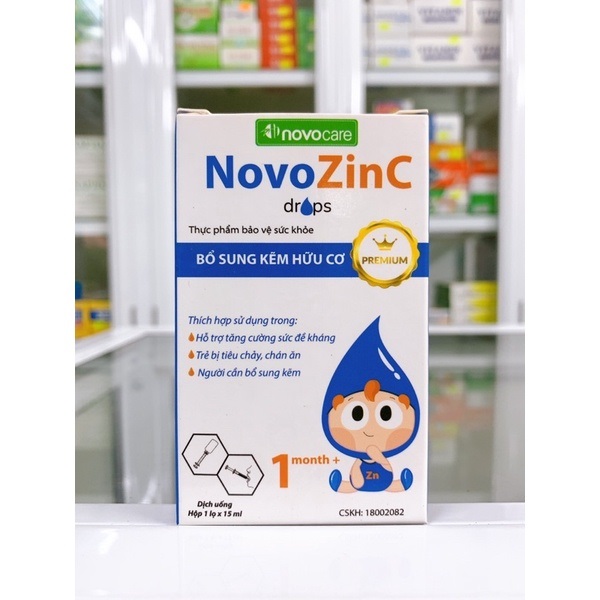 Kẽm Hữu Cơ NovozinC Dạng Giọt ảnh 1