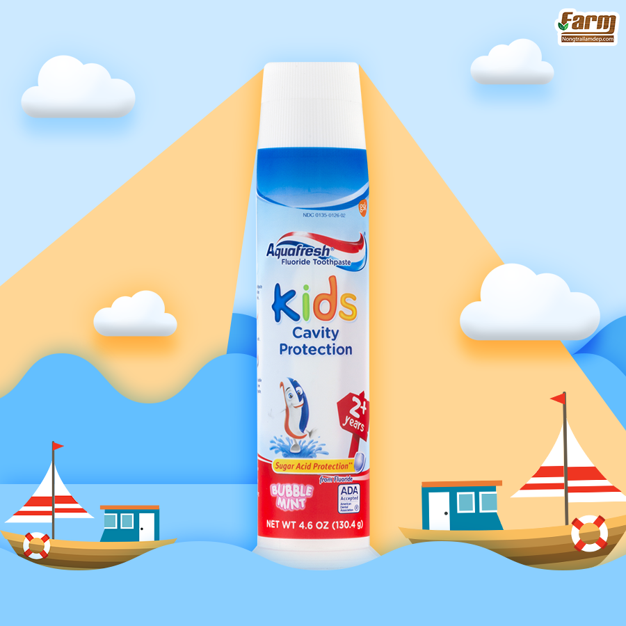 Kem đánh răng Aquafresh Kids Cavity Protection ảnh 1