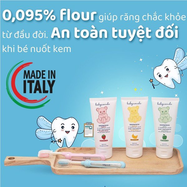 Kem đánh răng Babycoccole ảnh 2