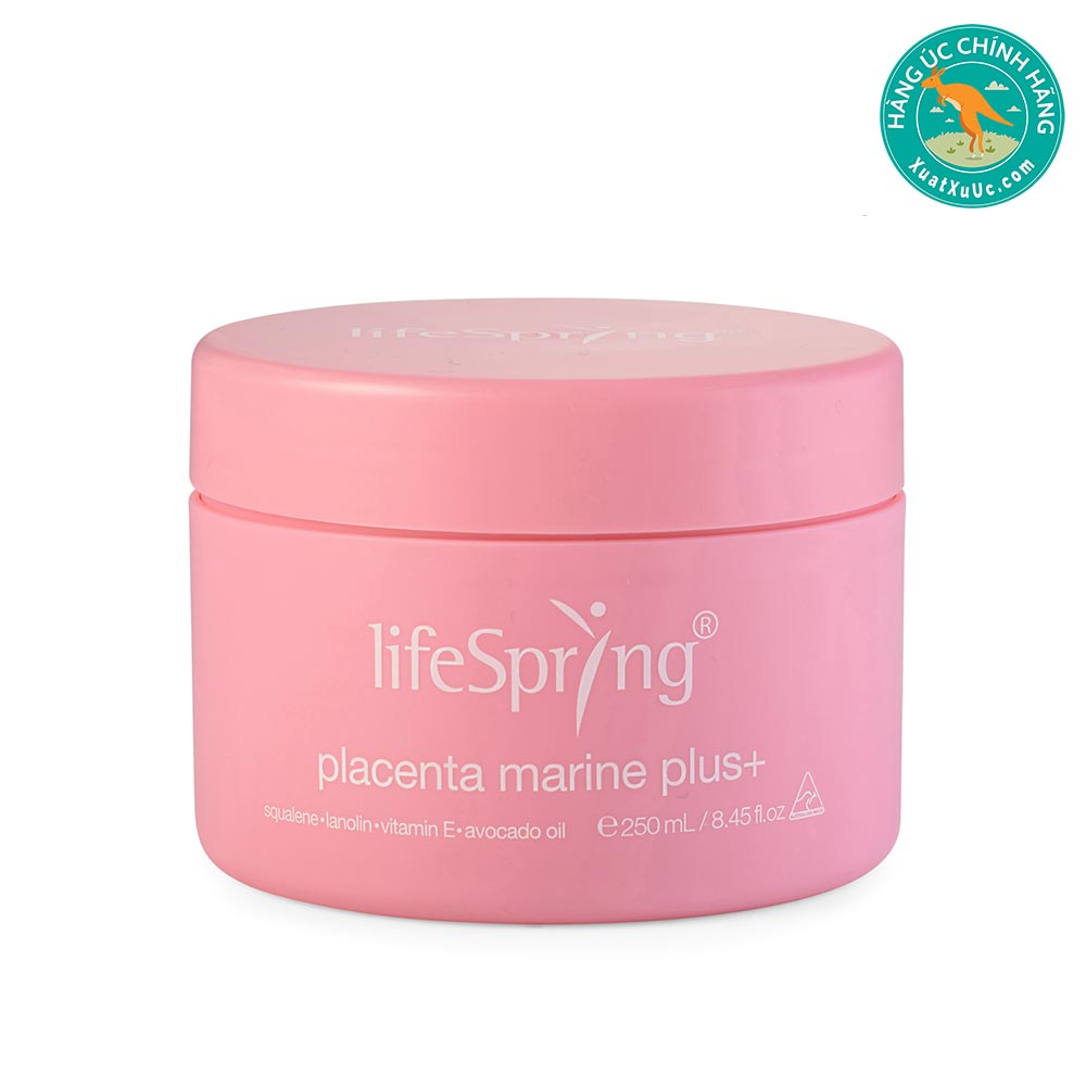 Kem dưỡng nhau thai cừu LifeSpring Placenta Marine Plus+ ảnh 1