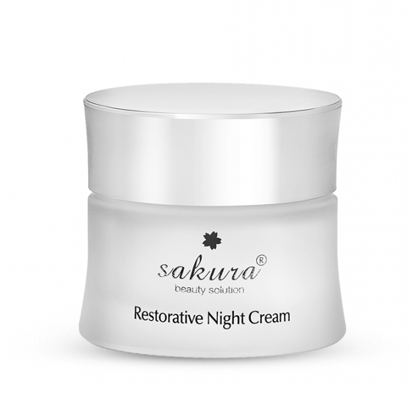 Kem dưỡng phục hồi da chống lão hoá ban đêm Sakura Restorative Night Cream ảnh 1
