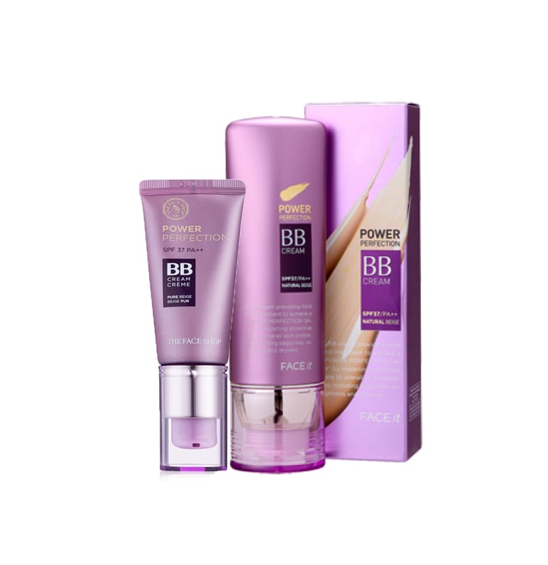 Kem nền trang điểm đa năng Thefaceshop Power Perfection BB Cream ảnh 2