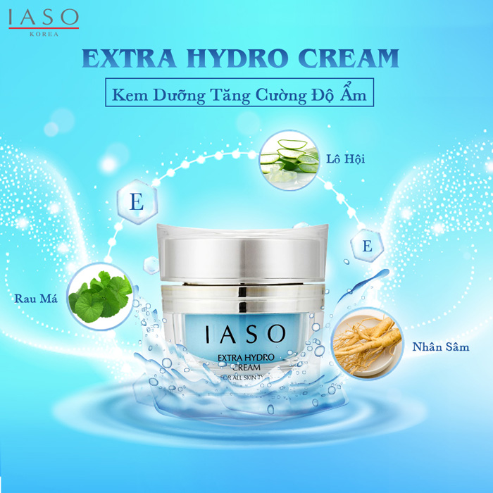Kem tăng cường độ ẩm cho da IASO Extra Hydro Cream ảnh 1