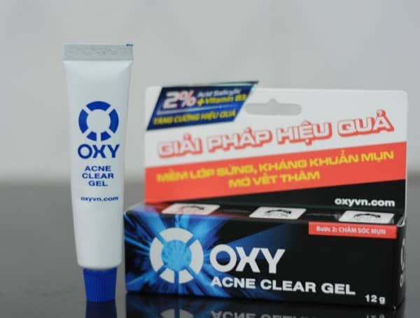 Kem trị mụn cho nam Oxy Acne Clear Gel ảnh 2