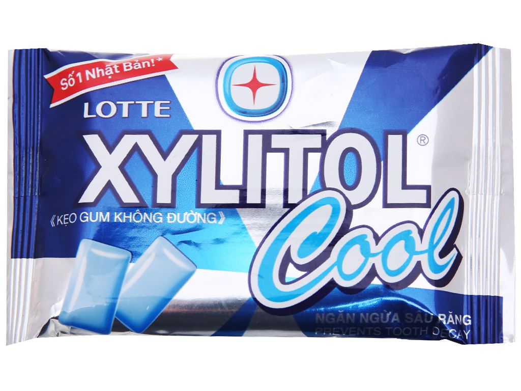 Kẹo Gum Không Đường Lotte Xylitol Cool ảnh 2