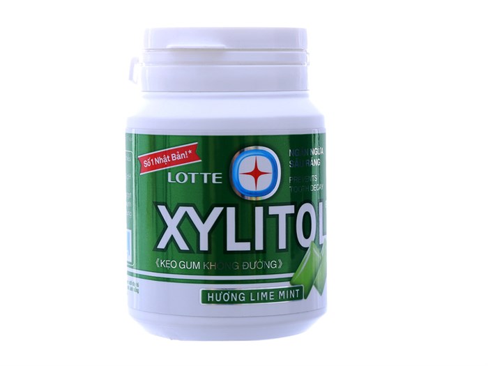 Kẹo Gum Không Đường Xylitol Lime Mint ảnh 2