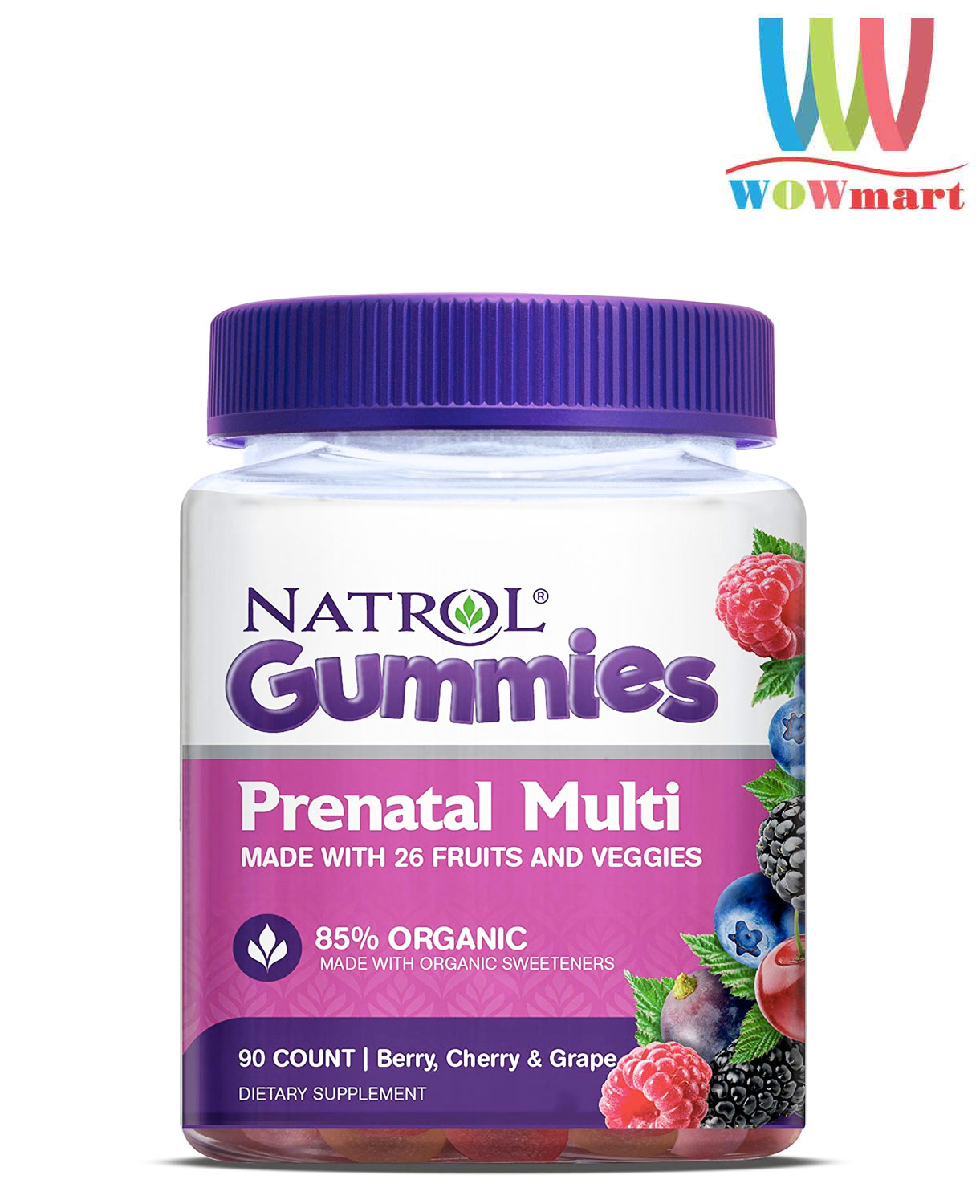 Kẹo dẻo đa Vitamin cho bà bầu Natrol Gummies Prenatal Multi ảnh 2