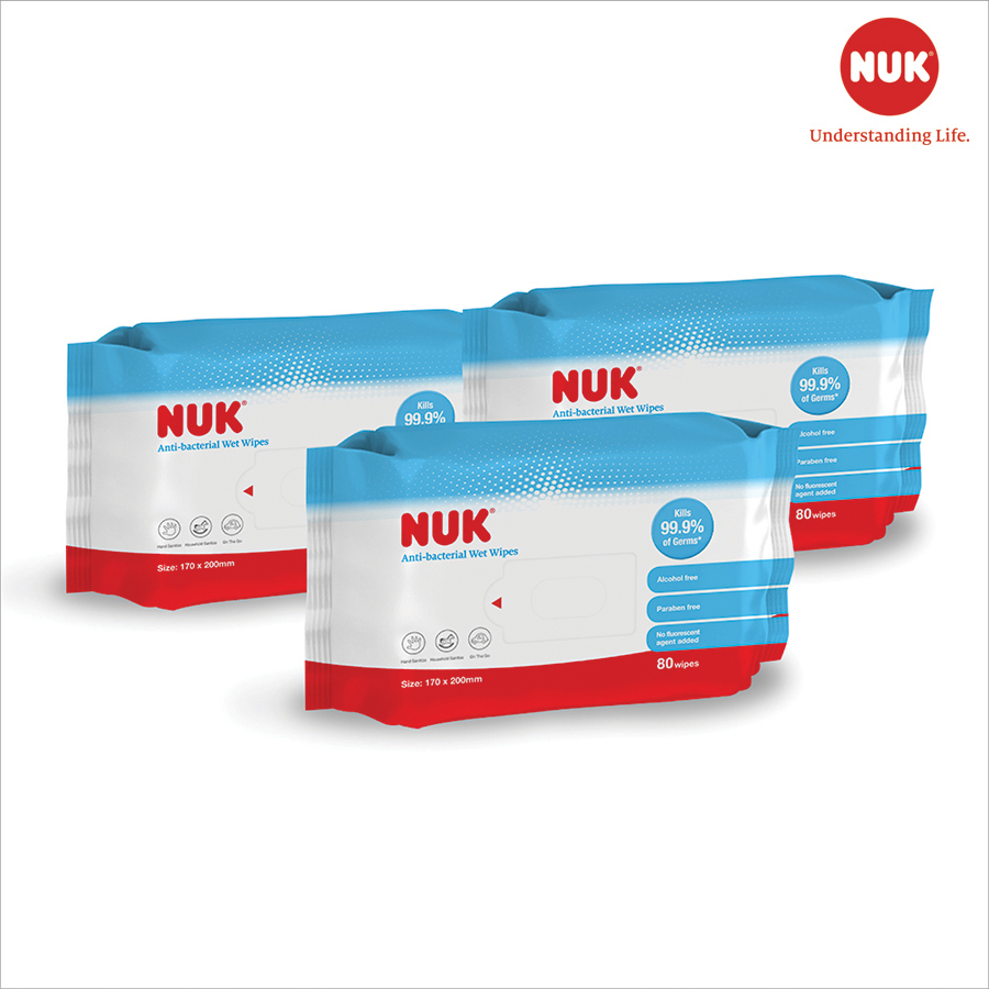 Khăn ướt diệt khuẩn NUK ảnh 2