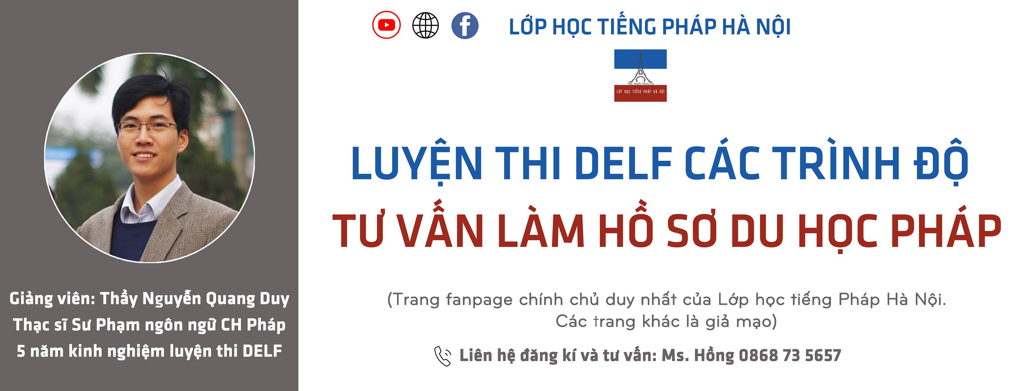 Lớp học tiếng Pháp Hà Nội ảnh 1