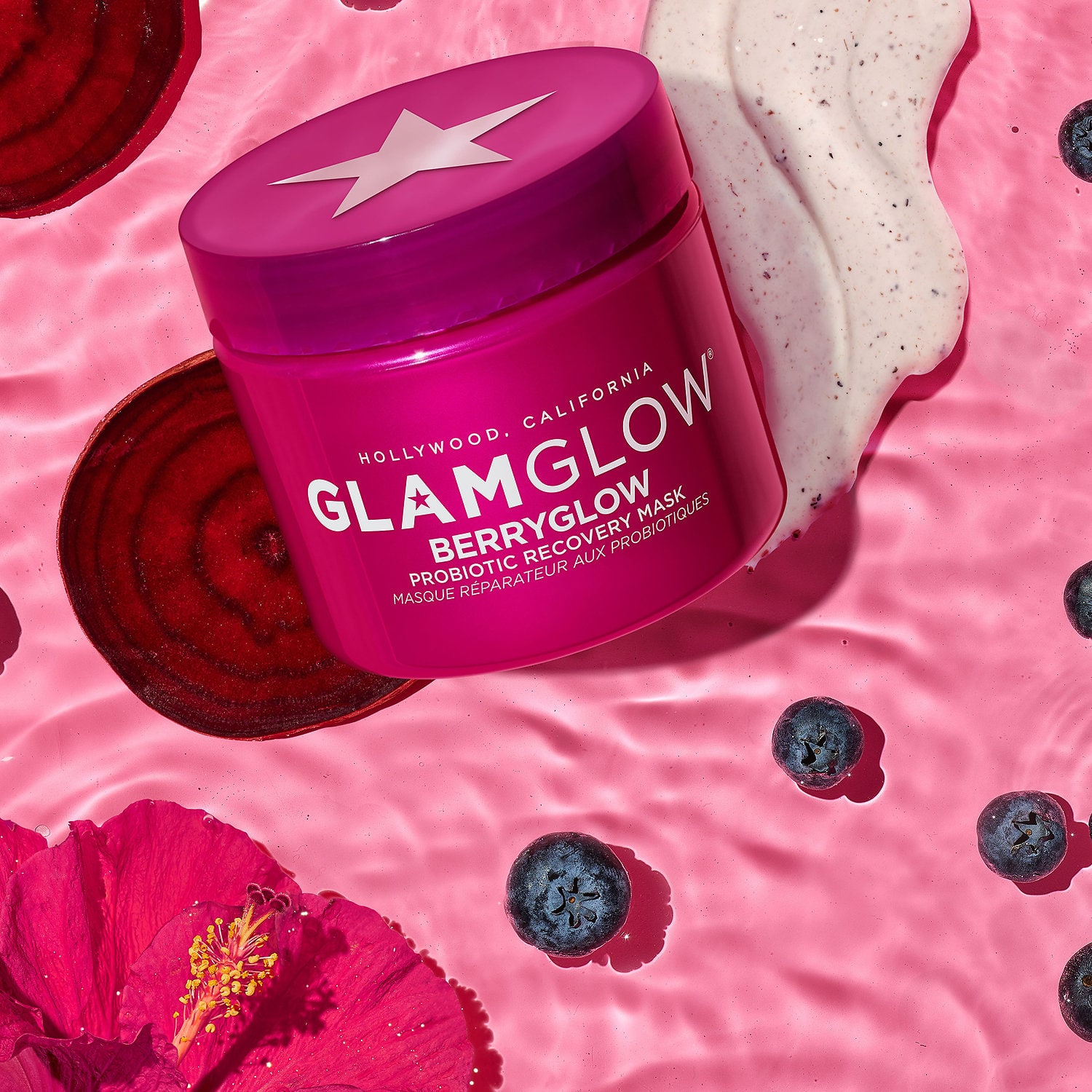 Mặt Nạ GlamGlow Berryglow Probiotic Recovery Mask ảnh 1