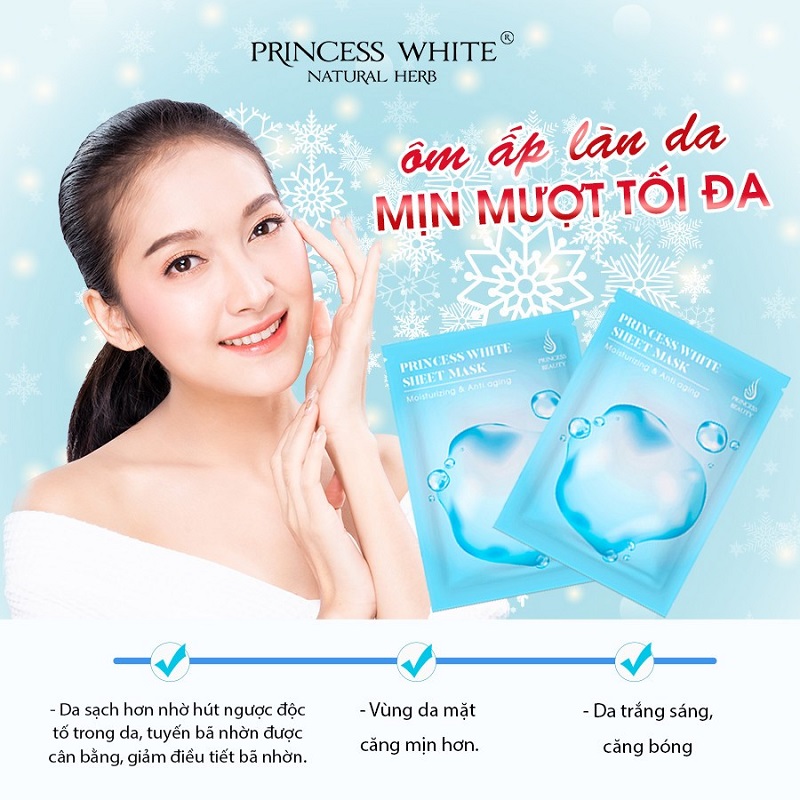 Mặt Nạ Sinh Học Princess White ảnh 2