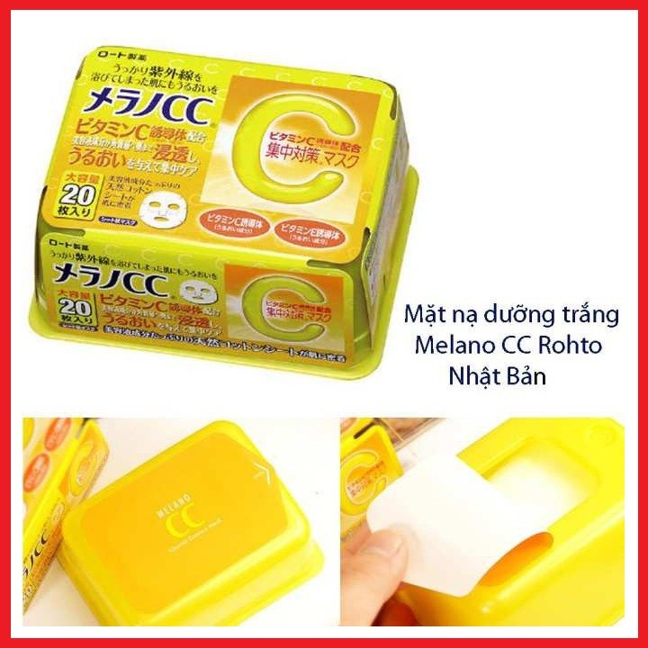 Mặt nạ CC Melano vitamin C ảnh 2