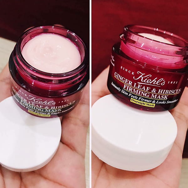 Mặt nạ ngủ Kiehl’s Ginger Leaf & Hibiscus Firming Mask ảnh 2