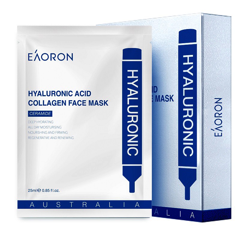 Mặt nạ trắng da Eaoron Hyaluronic Acid Collagen Hydrating Face Mask ảnh 1
