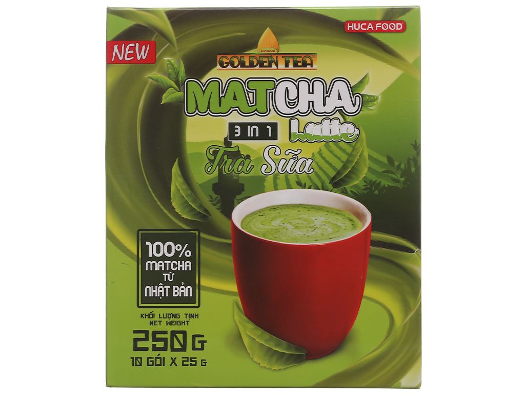 Matcha Trà Sữa 3in1 Huca Food Golden Tea ảnh 2
