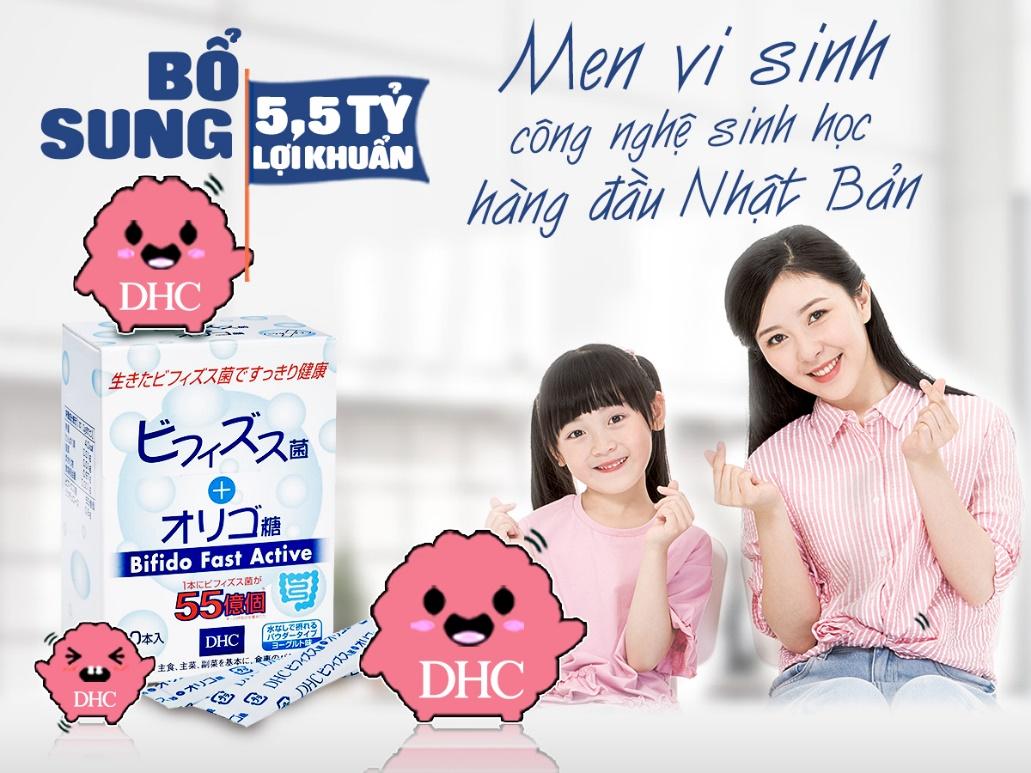 Men Vi Sinh DHC Bifido Fast Active ảnh 1