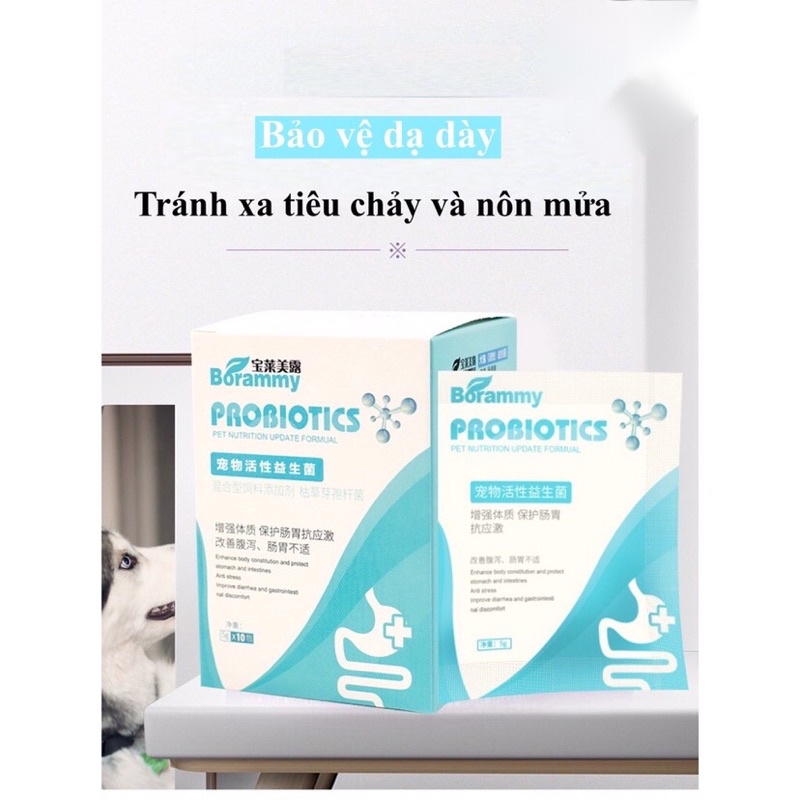 Men vi sinh cho chó mèo Borammy Probiotics ảnh 2