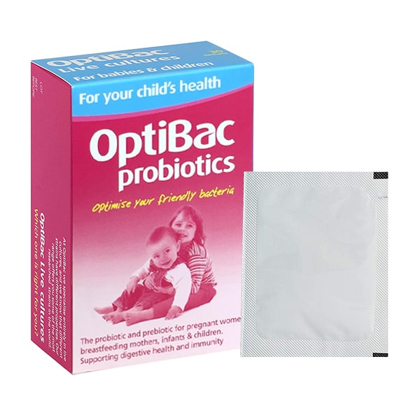 Men vi sinh Optibac hồng sơ sinh mẹ bầu - Optibac Probiotics ảnh 1