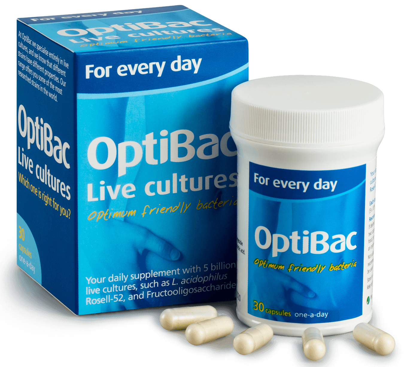 Men vi sinh Optibac xanh da trời Optibac For Daily Wellbeing ảnh 2