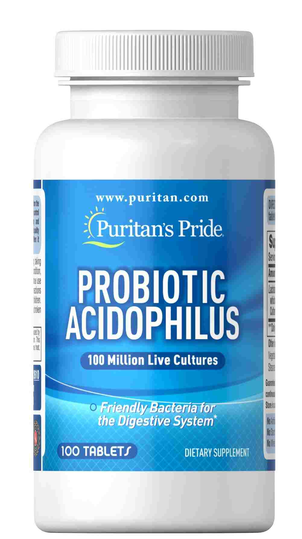 Men vi sinh Probiotic Acidophilus Puritan's Pride ảnh 2