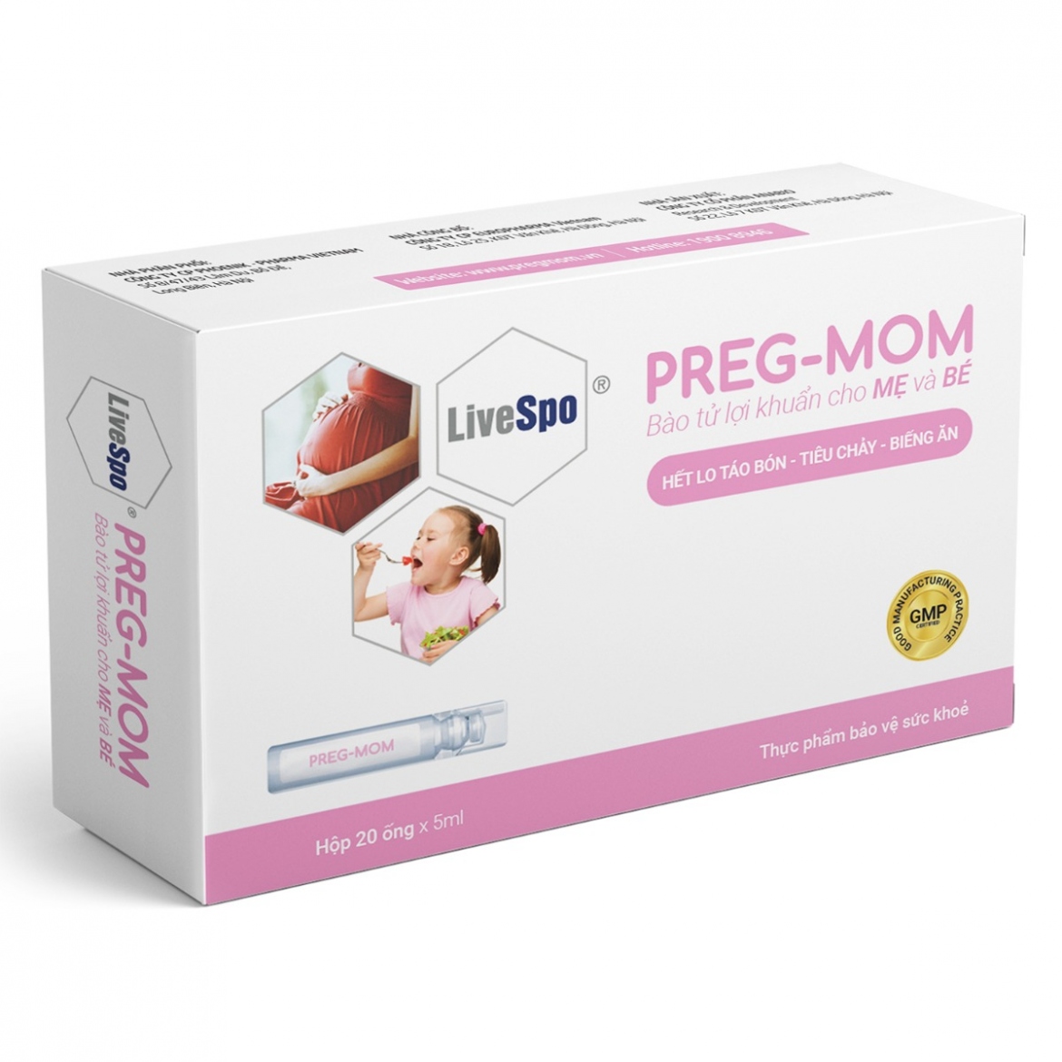 Men vi sinh bào tử lợi khuẩn Pregmom ảnh 2