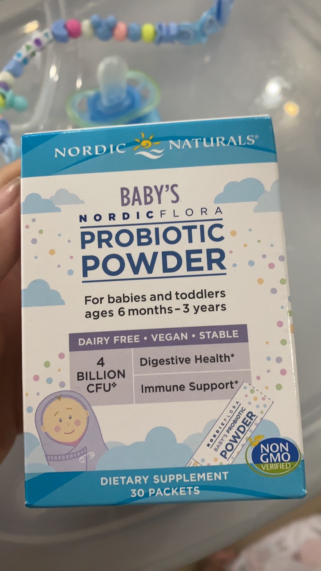 Men vi sinh cho trẻ em Baby’s Nordic Flora Probiotic Powder ảnh 2