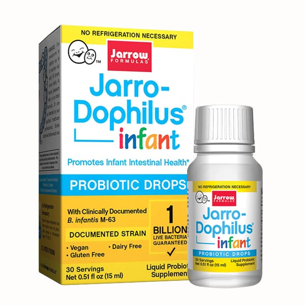 Men vi sinh cho trẻ sơ sinh Jarrow Formulas Jarro-Dophilus Infant Probiotic Drops ảnh 1
